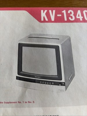 KV-134UB Sony Trinitron Farbfernseher - Serviceanleitung - EO49