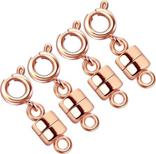 Magnetic Jewelry Clasps for Necklaces and Bracelets, Gold  Silver Plated