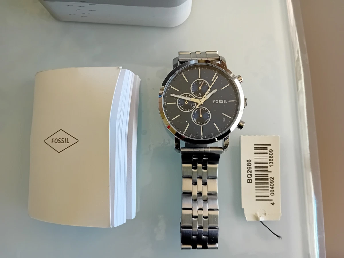 Ceston Cinturino Di Ricambio Classico In Pelle Per Fossil Q Wander - Con Fibbia In Acciaio E Chiusure Rapide