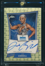Marketplace image: 2025 Topps Chrome WWE Blue Brand Superfractor Autograph Jade Cargill Auto 1/1