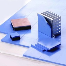 100PCS 10mm 10mm 1mm Thermal Pads Fast Cooling Non-Conductive for CPU GPU