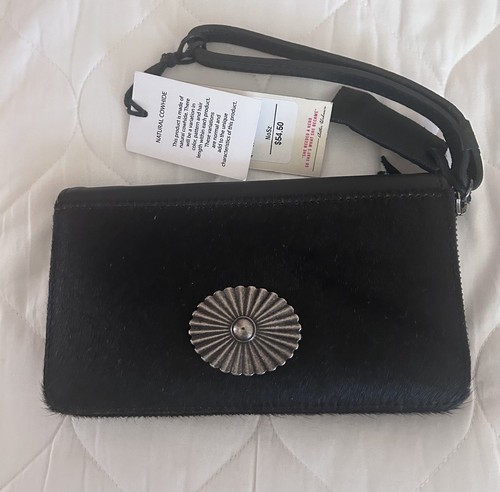 NWT Idyllwind by Miranda Lambert Natural Cowhide Clutch