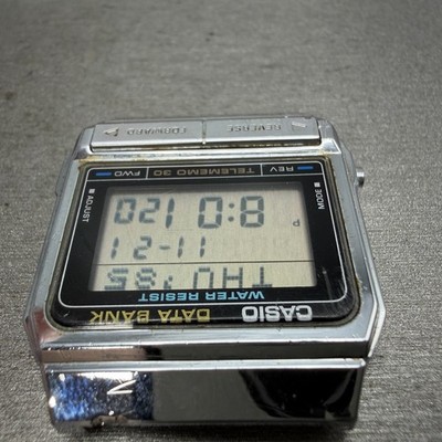 CASIO DATA BANK DB-310 Gold Watch Battery Changed 2026 for sale