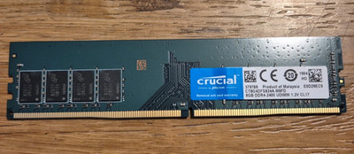 Crucial 8GB DDR4-2400 UDIMM 1.2V CL17 (CT8G4DFS824A.M8FD)