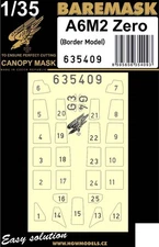 HGW 1/35 A6M2 Zero Masks for Border Model