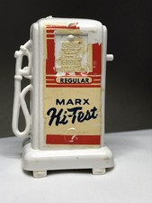 Vintage Marx Hi-Test Service Center Pump  Plastic Gas Station Toy Accessory B 