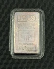 Rare Johnson Matthey JM 10 Gram .999 Silver Bar Factory Sealed ~Serial #012404