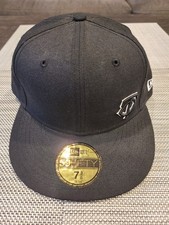New Era 59Fifty Minnesota Twins MLB Fitted Hat Flawless TC Black 7 3/8