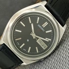 AUTOMATIC VINTAGE SEIKO EXPO 70 JAPAN 7009A MENS BLACK COLOR DIAL WATCH a2462-U