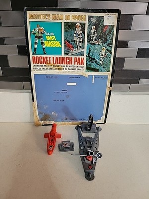 Rocket Launch Pak Major Matt Mason Man in Space 1966 Mattel Vintage Action