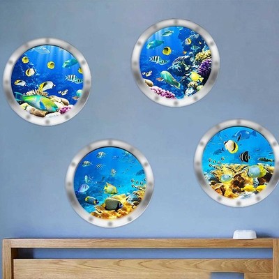 Erhöhen Sie Ihr Zuhause mit 3D Marine Life Wandkunst Verwandeln Sie Ihren Wohnr