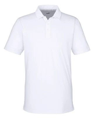 NEW Puma Golf Men's Bandon White Polo UPF 30+ Moisture-wicking Shirt L/XL/4XL