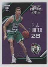 2015-16 Panini Totally Certified Rookies Mirror Purple 40/50 RJ Hunter #181 6yf