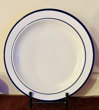 Elegance II Collection Mariner Blue Dinner Plates 10.5 in Japan