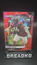 2025 Panini Prizm Draft Picks - Aeneas Peebles #145 Red Ice Prizm (RC)