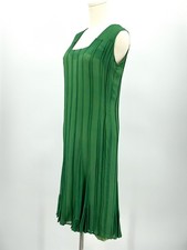 Antique 1910s 1920s Hand Stitched Pliss  Silk Dress Duster Set STUDY AS IS