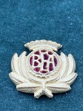 FINE VINTAGE BEA BRITISH EUROPEAN AIRWAYS PILOTS AIRLINE CAP BADGE AERONAUTICA