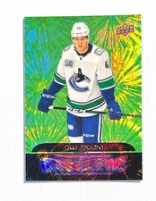 Olli Juolevi ~ 2020-21 Upper Deck Series 2 ~ Dazzlers Green #DZ-95