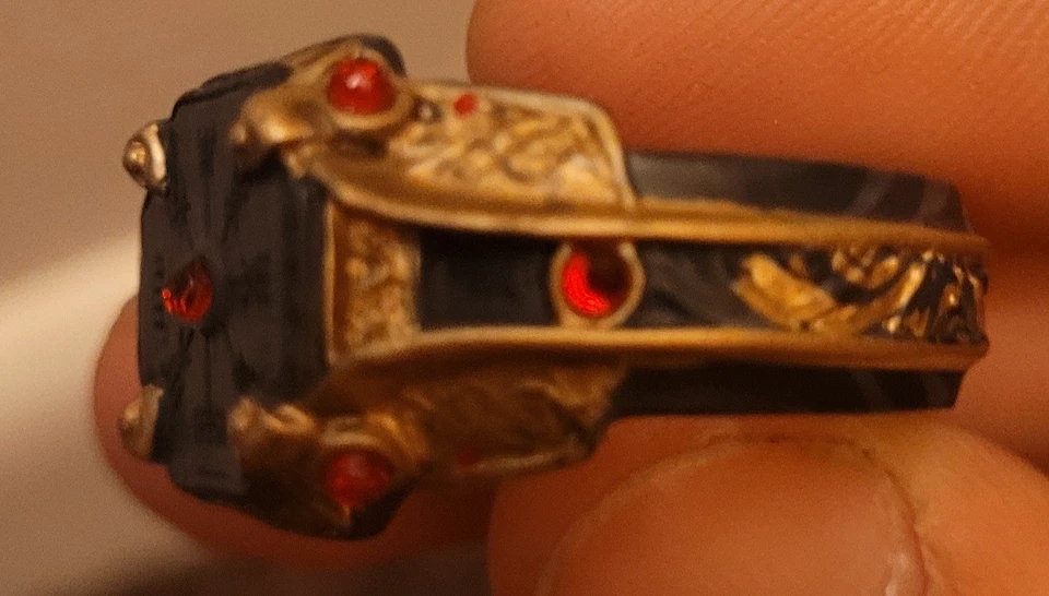 God Of War PS4 Stone Mason Edición Coleccionista Anillo de albañil con estuche! Foto 3 de 4