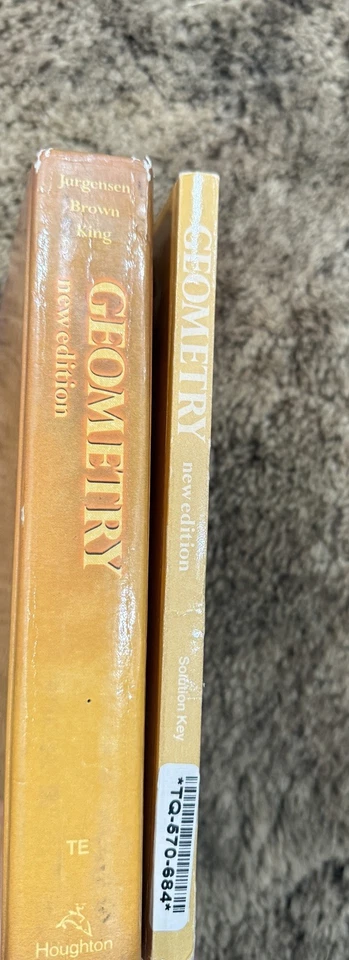 SOLUTION KEY & TEACHER’S EDITION - “Geometry New Edition” - By: Ray C. Jurgensen - Image 3 of 4