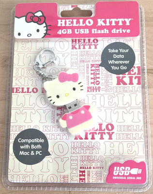 Hello Kitty 4GB USB Flash Drive Sanrio 2012 Sakar Mac & PC Compatible * New *