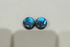 3/4 19mm Labradorite Stone Plugs with Flash (...