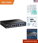 6-Port 10G Switch, 4 x 2.5G RJ-45 Base-T Ports, 2 x 10G RJ-45 Ports, 60Gbps S...