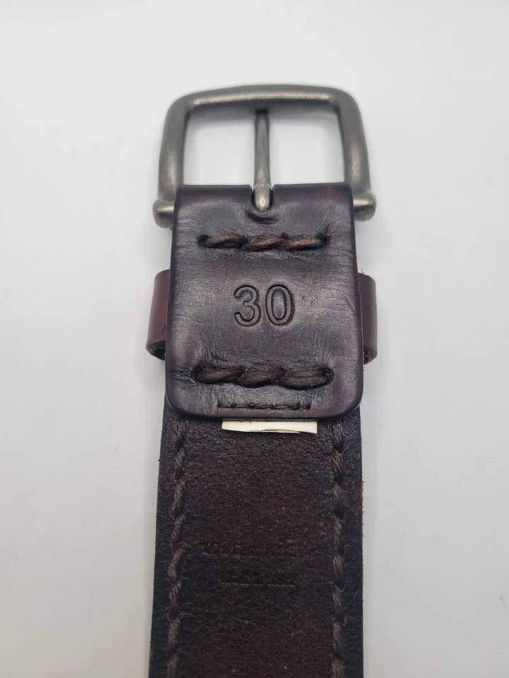 Vintage Abercrombie and Fitch Leather Belt Size 30 - Image 3 of 4