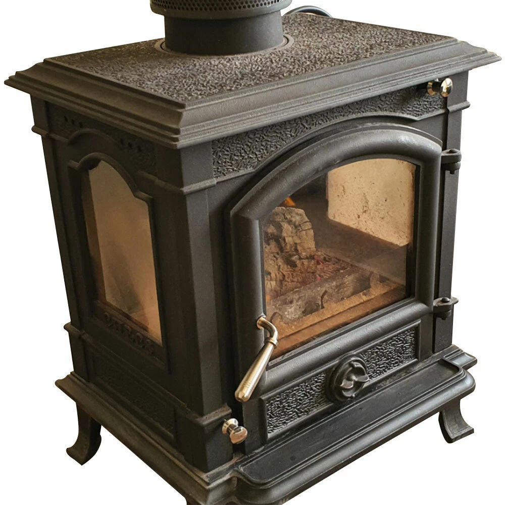 NEW 12KW Cast Iron Wood Pot Belly Heater Slow Combustion Heat Up To 16  Square | eBay