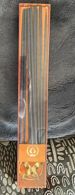 Vintage Retro dänische konische Kerzen und Halter