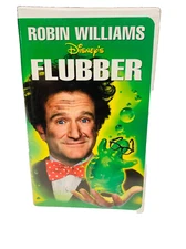 Vintage Disney's 1998 FLUBBER with ROBIN WILLIAMS VHS Tape in Clamshell Case