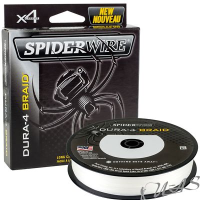 Spiderwire Dura 4 150M 0.38mm 35,0Kg Translucent 4 X Geflochtene Angelschnur Sha