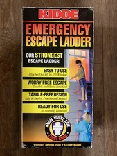 Kidde Fire Escape Ladder 2-Story 13 ft. Long 1000 lb. Load Capacity Tangle-Free