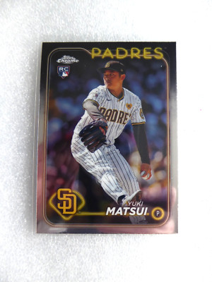 2024 Topps Chrome Baseball Yuki Matsui #116 San Diego Padres