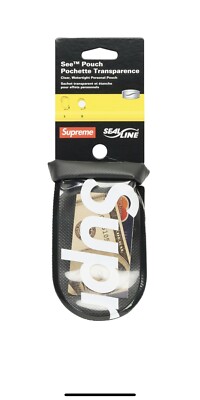 小物 SUPREME18SS SealLine See Pouch small Supreme SS18 Sealine See Pouch Small Black Watertight Pouch 100