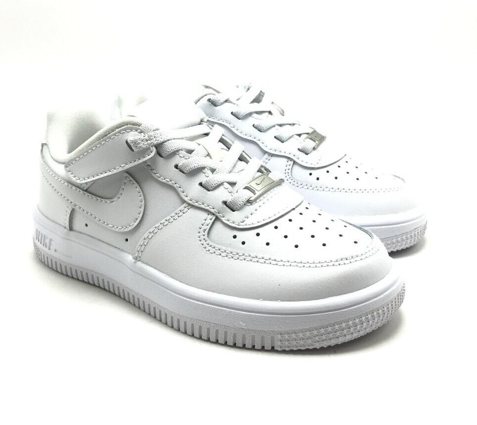 NEW* Pre-School Kids Nike Air Force 1 Low Easy-on (PS) White