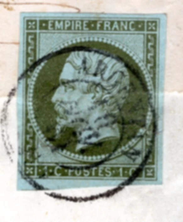 FRANCE 1861 Complete wrapper with 1 c. F/VF - Image 3 of 3