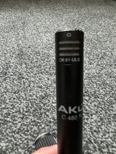 Akg C480 B - Ck 61-uls - Pencil Condenser Microphone - Really Nice!