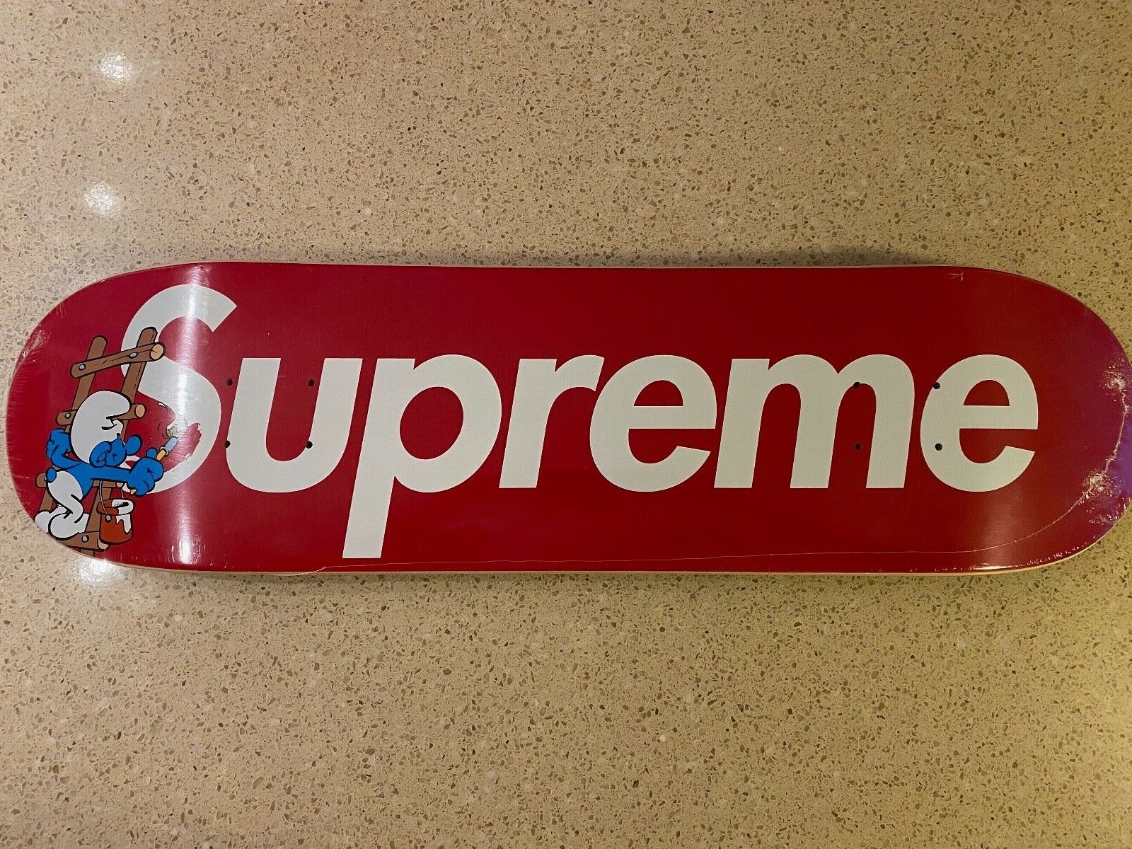 Supreme®/Smurfs™ Skateboard 赤