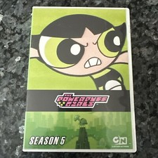 The Powerpuff Girls Season 5 Five 2-sided DVD Cartoon Network OOP Rare