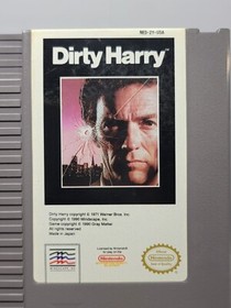 Dirty Harry NES Vintage Nintendo 1990 Cartridge Only, no Manual Tested Working