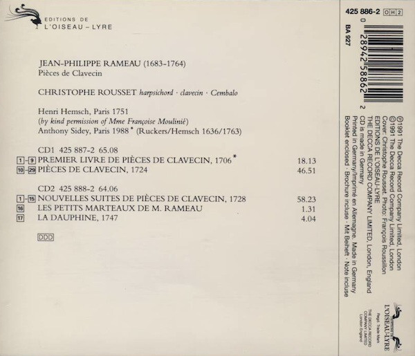 その他 Pieces De Clavecin [CD] Mitzi Meyerson Jacques Duphly Pieces de Clavecin harpsichord MDG