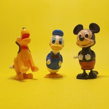 ViNtAgE 1977 TOMY Walt Disney Productions: Wind-Up Toys: PLUTO, DONALD  MICKEY