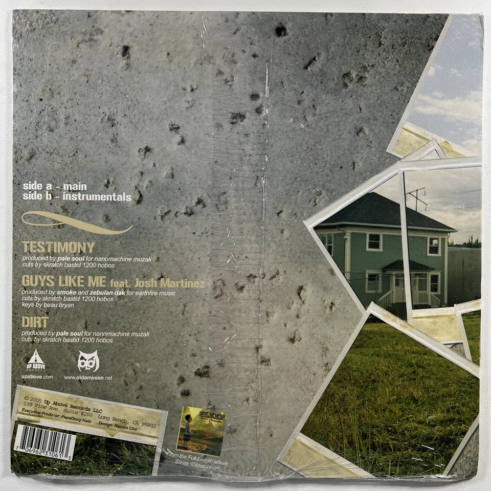 Sleep of Oldominion “Testimony” LP/Up Above Records (Sealed) 2005 - Image 2 of 2