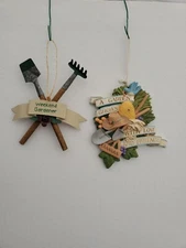 ''A Garden Grows whit Love and Patience" Garden Resin Ornament Sign Patio +other