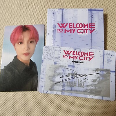 NCT127 WELCOME TO MY CITY SCRATCH SIGN PHOTOCARD A SET IN SEOUL