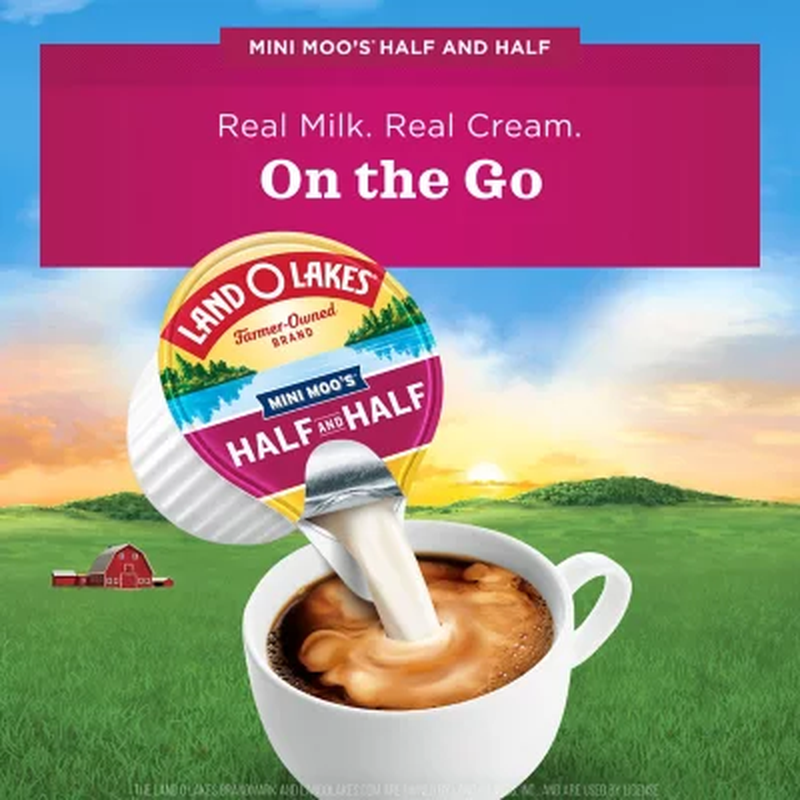 Land O'Lakes Mini Moo'S Half and Half 192 Ct FREE SHIPPING eBay