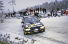 Colin McRae Derek Ringer Subaru Legacy 1993 WRC Rally Motor Racing Old Photo 7