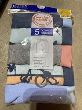 New Boys Wonder Nation 5 Pack Boxer Briefs L 10-12