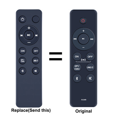 RC80B Remote Control For Edifier R1280DBs Active Bluetooth Bookshelf Speakers